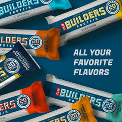 Clif Builder's Protein Bar Chocolate Chip Cookie Dough flavor pairs indulgence with protein for recovery moments.