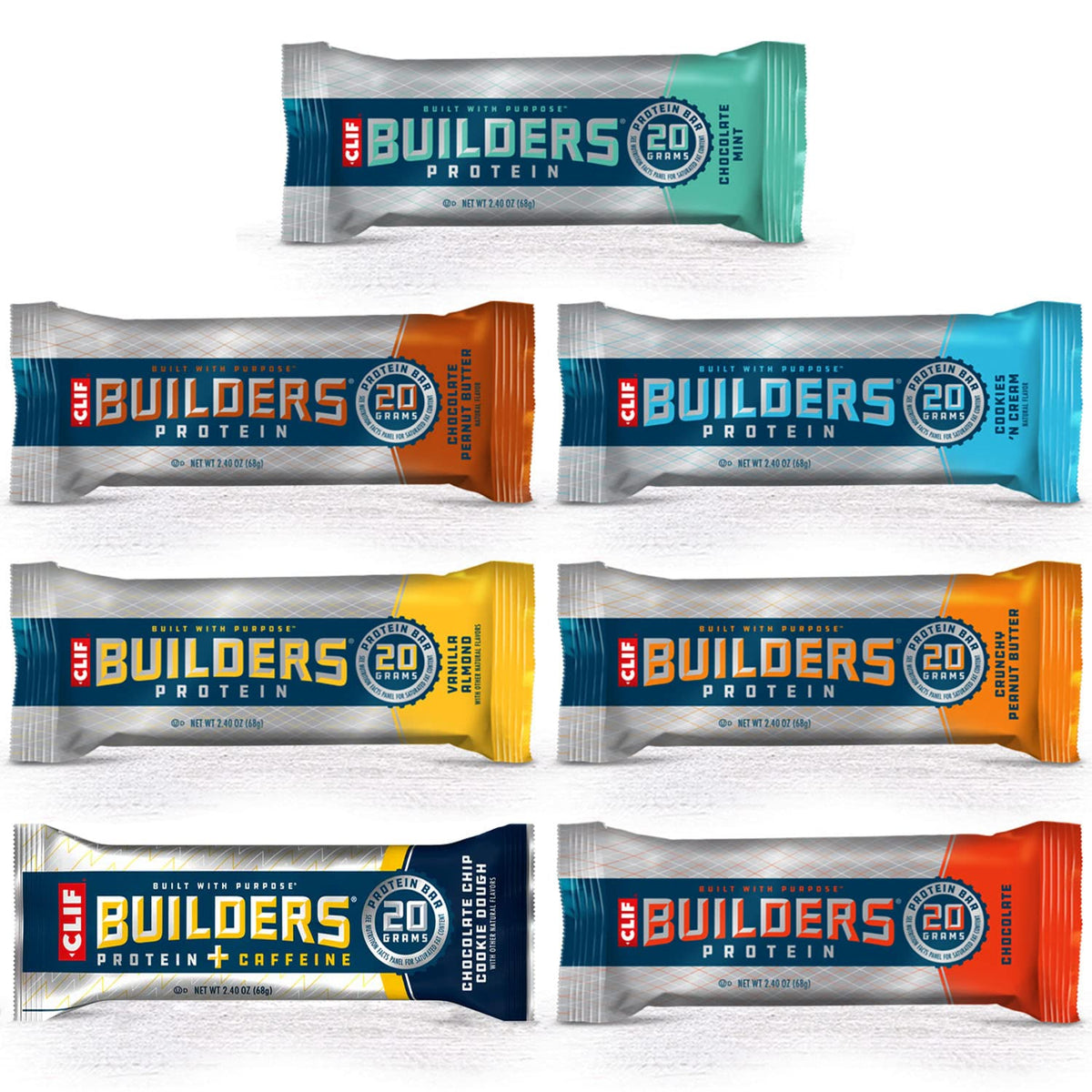 Clif Builder's Protein Bar Chocolate Mint flavor for post-workout recovery and steady energy.