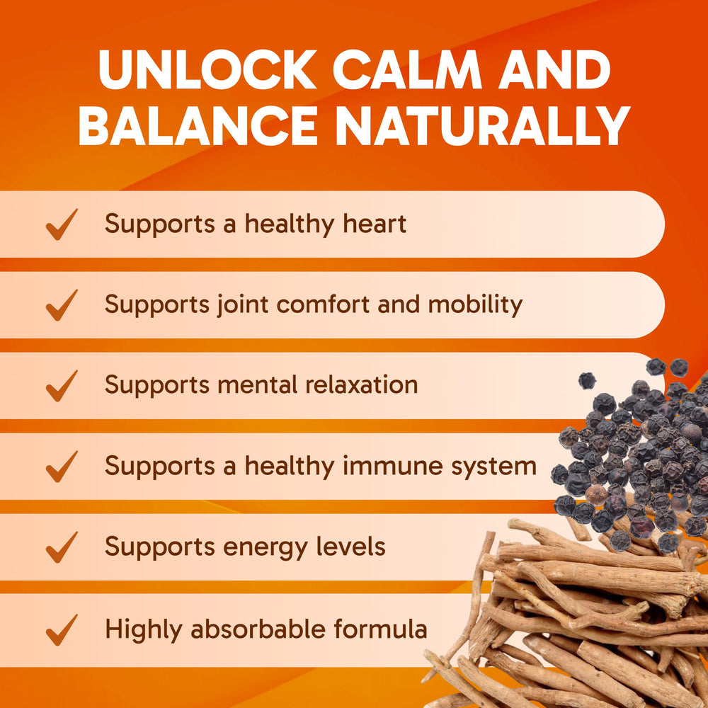 Clinical Effects Ashwagandha label close-up with emphasis on quality and ingredients