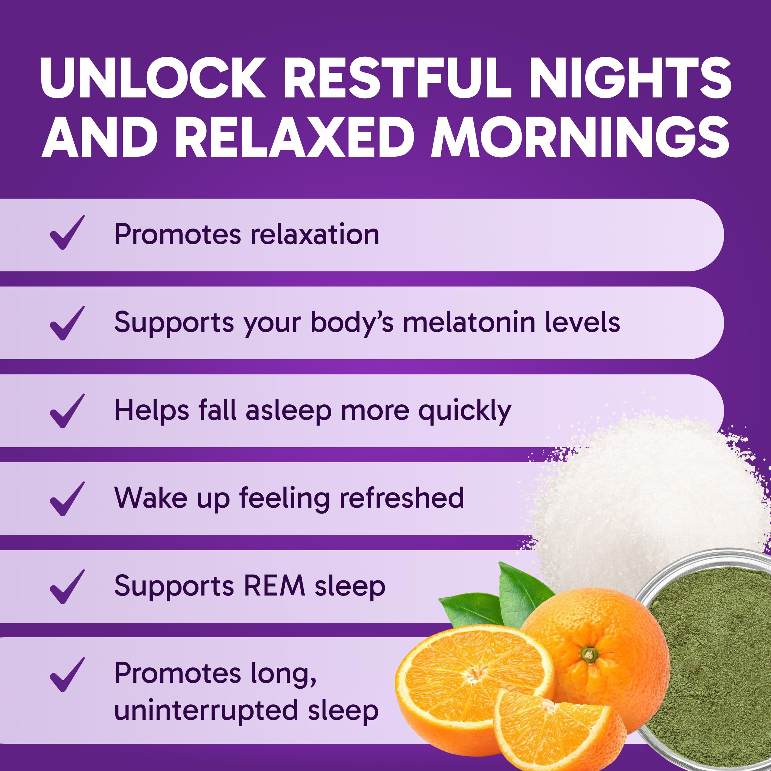 Clinical Effects Sleep Enhanced label close-up highlighting magnesium and L-theanine for calm.