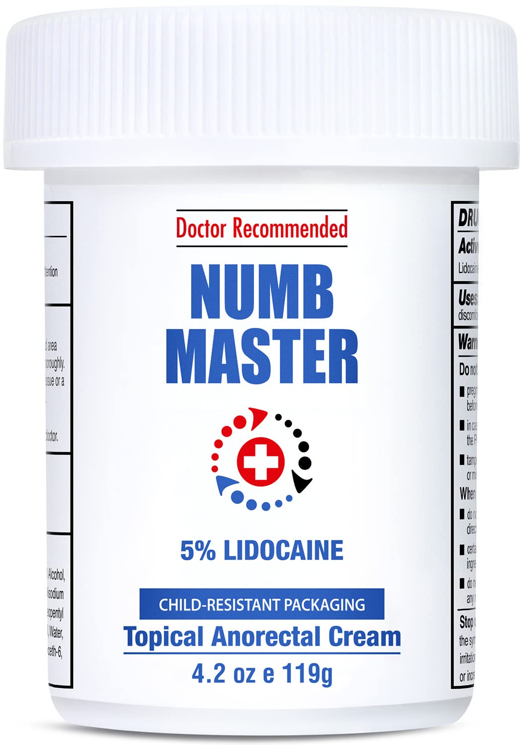 Clinical Resolution Numb Master cream tube ready for fast topical relief