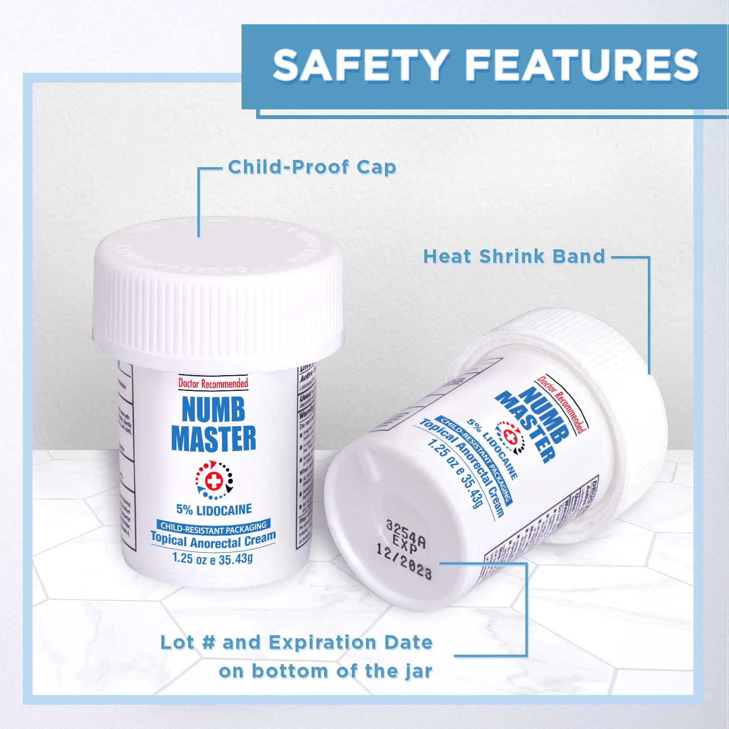 Clinical Resolution Numb Master five-pack on shelf highlights value for households.