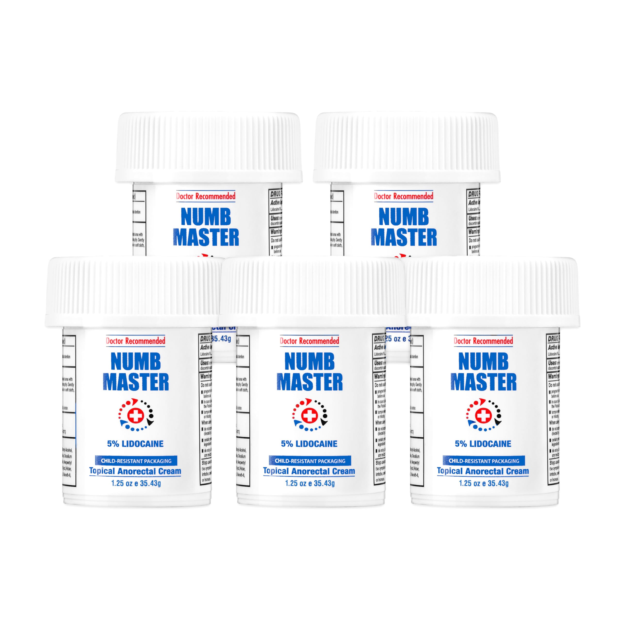 Clinical Resolution Numb Master five-percent lidocaine bottle delivers quick, targeted numbing for minor discomfort.
