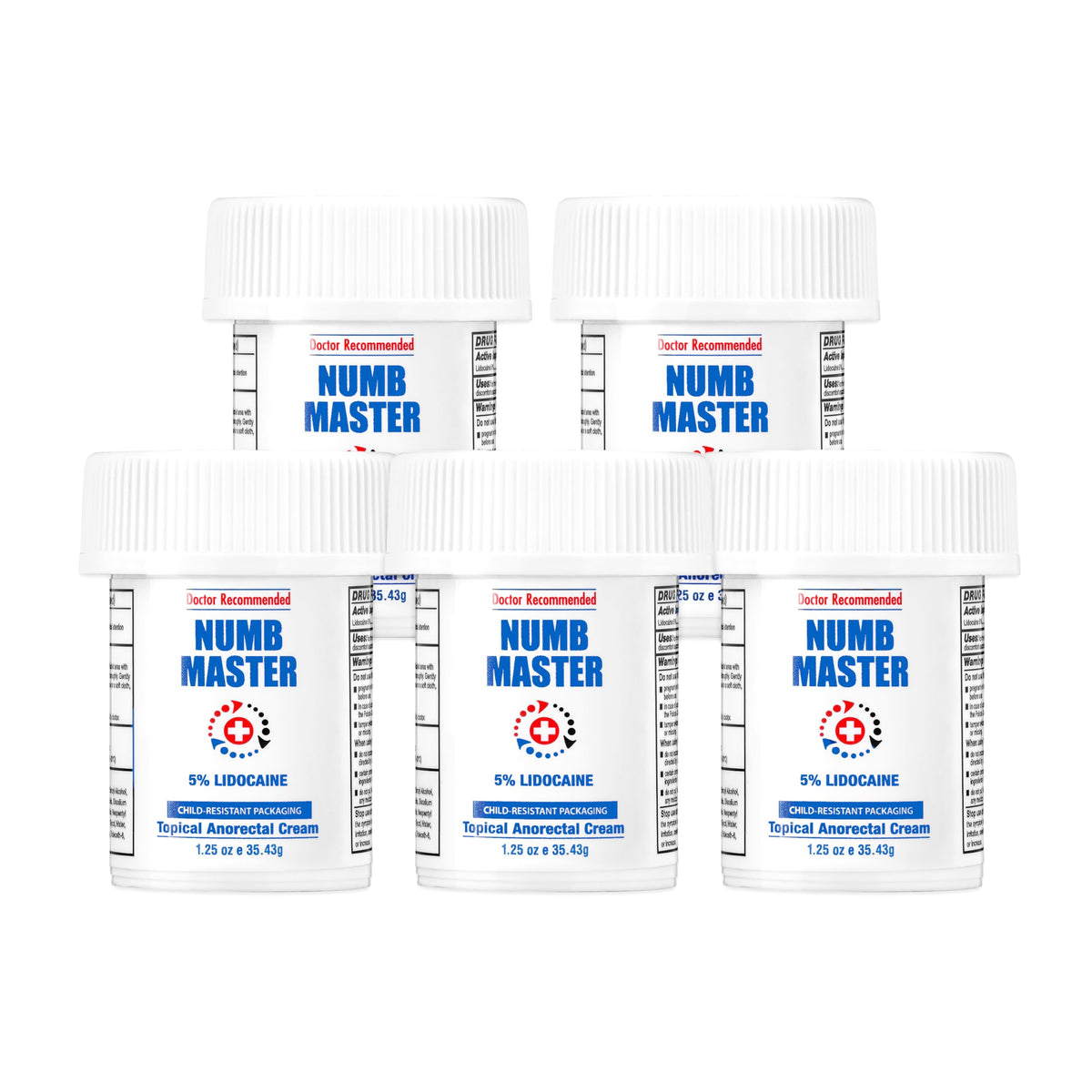 Clinical Resolution Numb Master five-percent lidocaine bottle delivers quick, targeted numbing for minor discomfort.