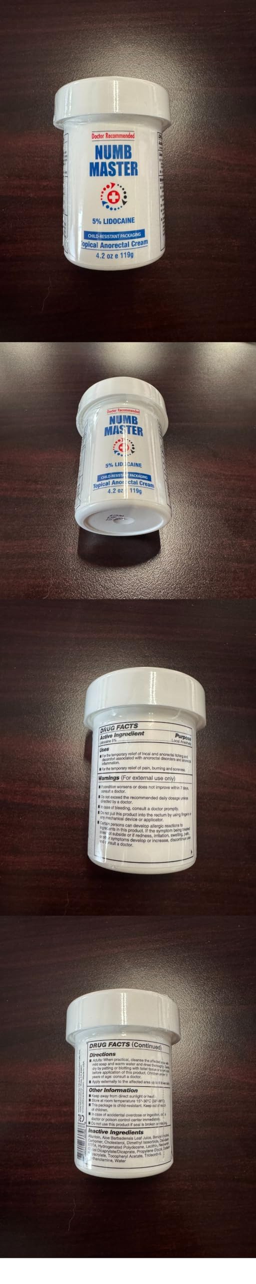 Clinical Resolution Numb Master non-oily water-based formula shown