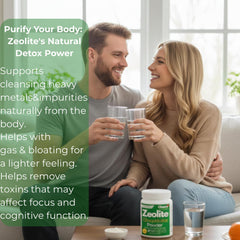 Clinora Zeolite powder used as natural home deodorizer for freshness.