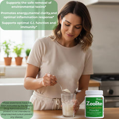 Clinora Zeolite powder resealable pouch reinforces eco-friendly packaging.