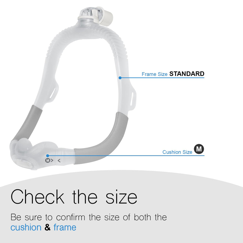 CLNRMA AirFit N30i headgear ensures a secure, comfortable fit across sleep positions.
