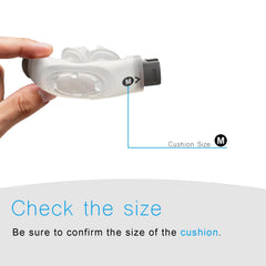 CLNRMA double-layer seal nasal pillow reduces air leaks for steadier CPAP comfort.