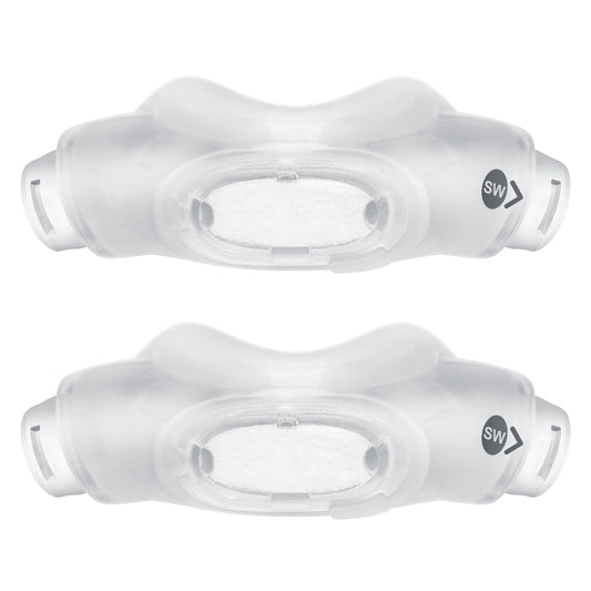 CLNRMA nasal cradle cushion for Airfit N30i with a soft silicone seal.