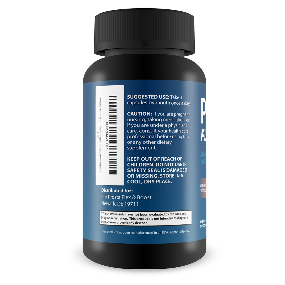 CLOMAY Pro Prosta Flex Plus turmeric imagery highlighting natural support