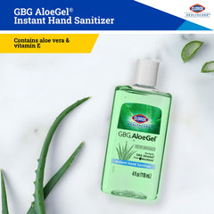 Label highlights 64% ethyl alcohol for cleansing when water isn’t available.