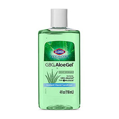 Aloe vera and vitamin E infusion visible with AloeGel bottle.