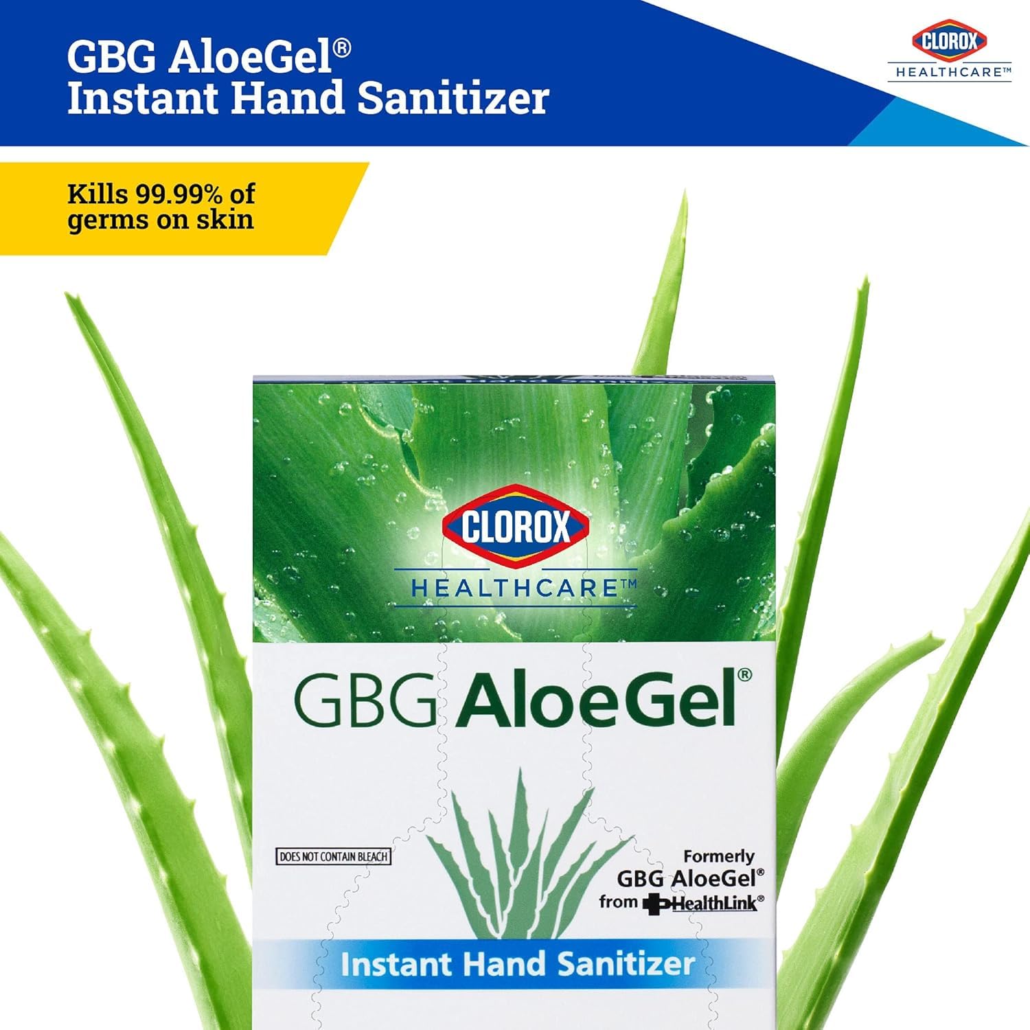 Clorox AloeGel fits standard dispensers for quick, hygienic use in workplaces.