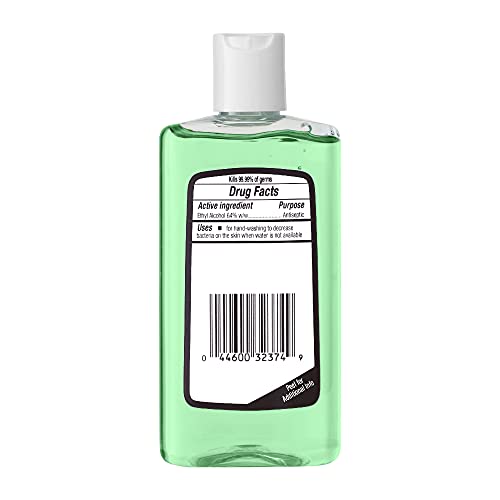 Quick-drying gel massaged into hands without mess.