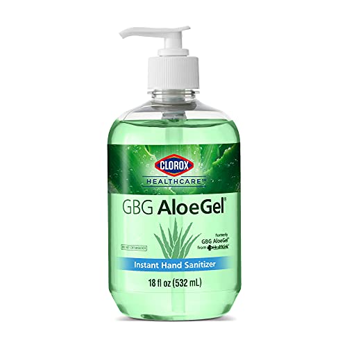 Clorox AloeGel formula close-up showing soothing aloe in use