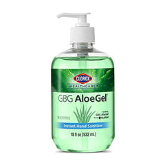 Clorox AloeGel formula close-up showing soothing aloe in use