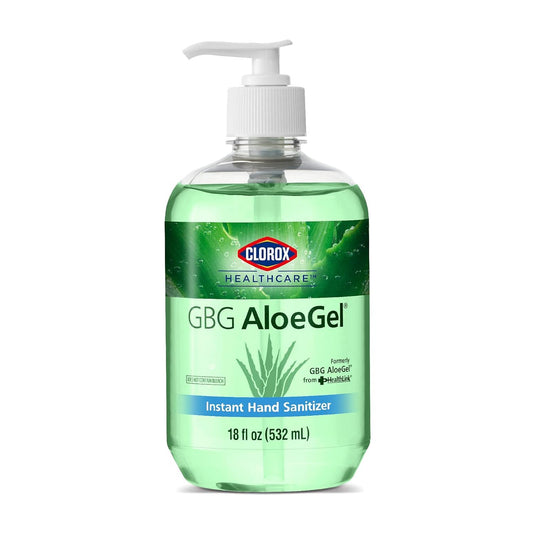 Clorox AloeGel dispensing action for fast, convenient sanitizer access.
