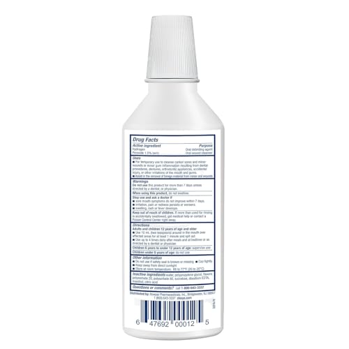 CloSYS mouth sores bottle pour – easy dispensing for soothing rinses.