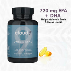 Cloud9 Omega Sync lemon-flavor coating provides clean taste.