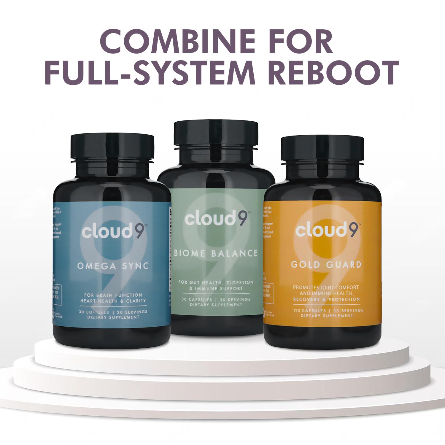 Cloud9 packaging on shelf reflects Cloud9 quality and standards.