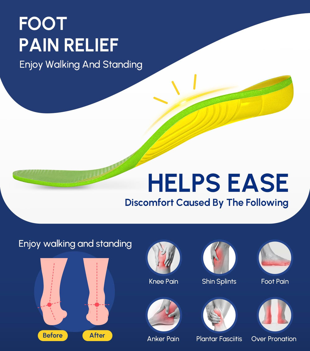 Cloudflo arch-support insoles delivering enhanced shock absorption during activity.