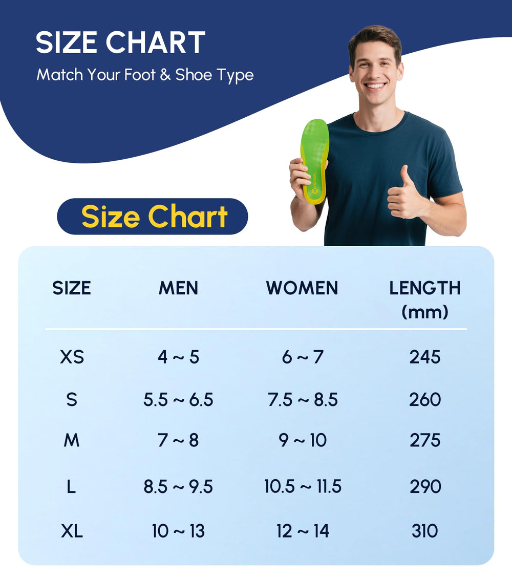 Cloudflo orthotic insoles support posture and gait for a natural stride.