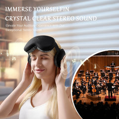 CLOZIAS sleep mask blocking light design offers deeper rest in bright environments.