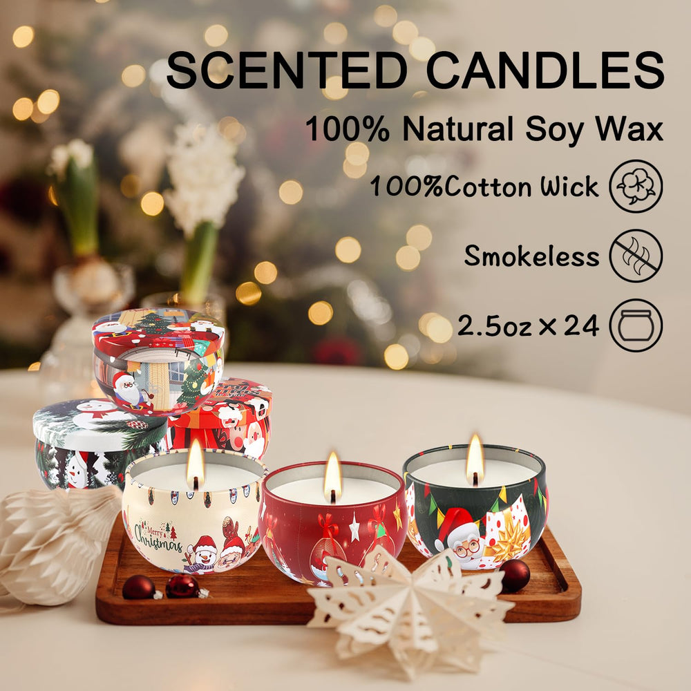 CLTNIKET sugar-cookie candle tin smells like festive baking moments