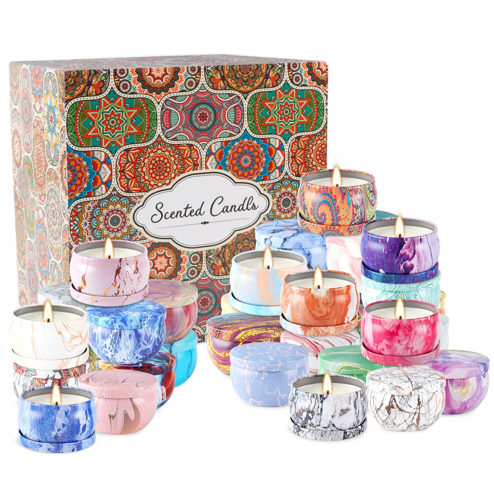 Long-burn soy wax candle with cotton wick for extended enjoyment