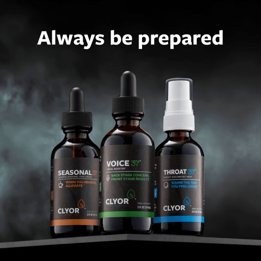 CLYOR Seasonal37 spray relieves cold symptoms while protecting voice