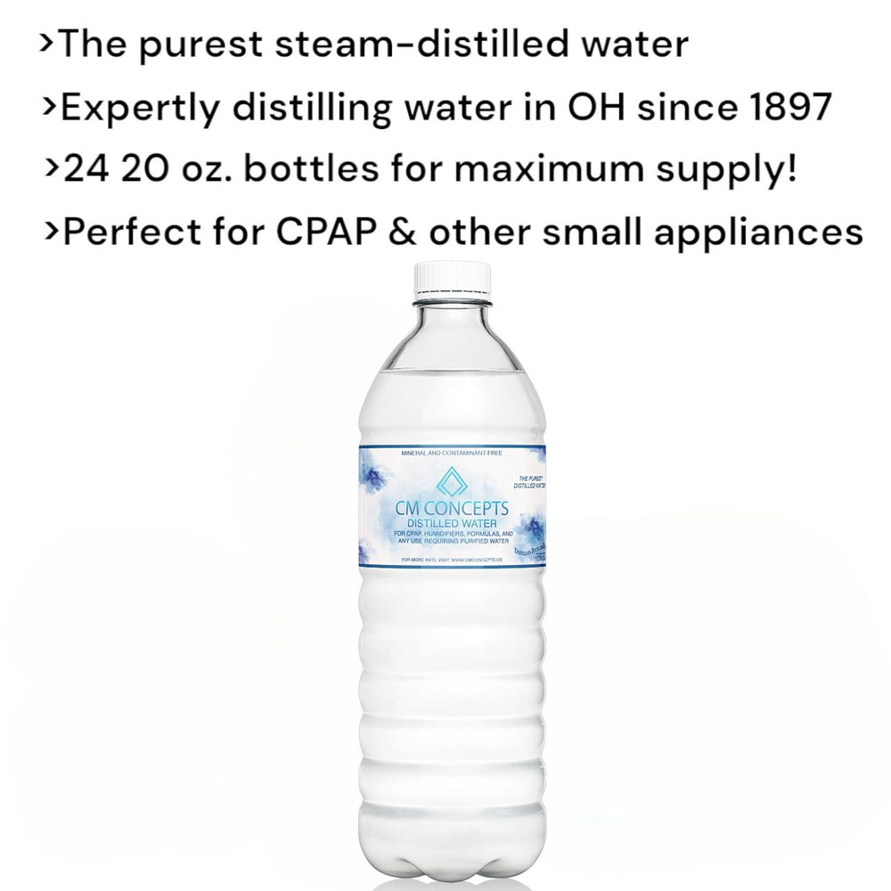 CM Concepts 20oz bottle for CPAP machines supports reliable operation