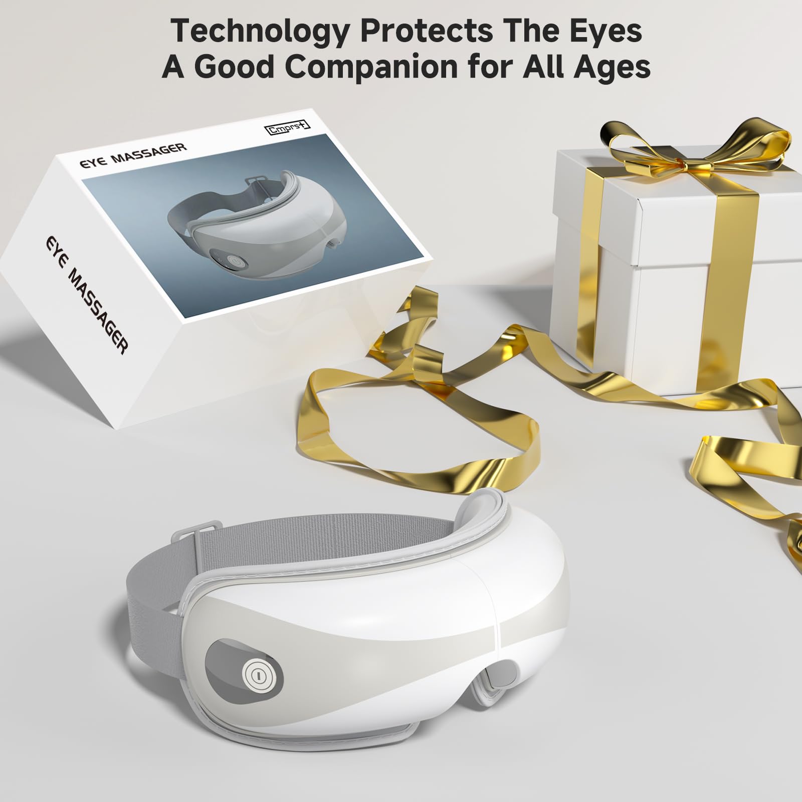 Cmprst Eye Massager gift-ready package for wellness gifting