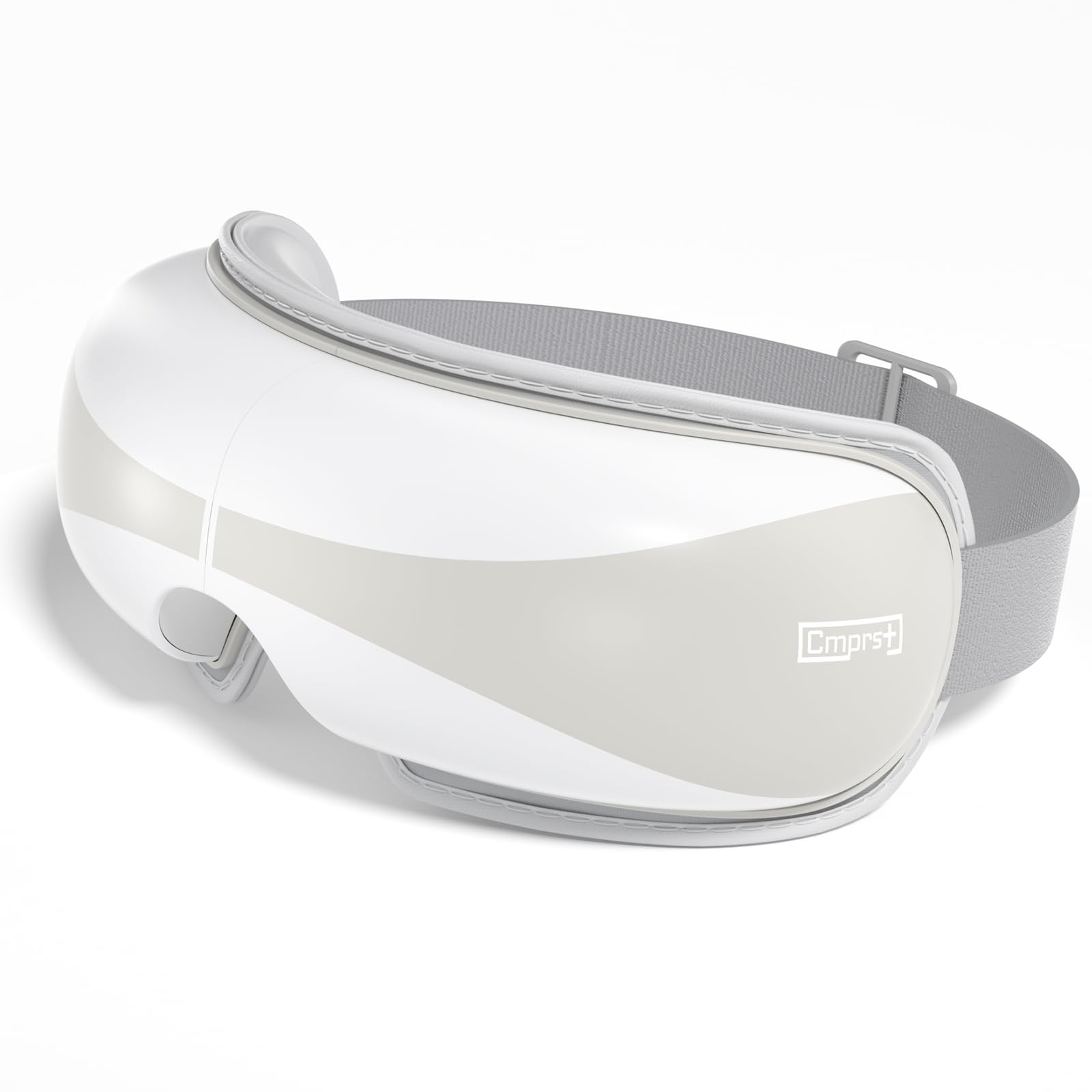 Cmprst Eye Massager with Heat demonstrates soothing warmth for tired eyes