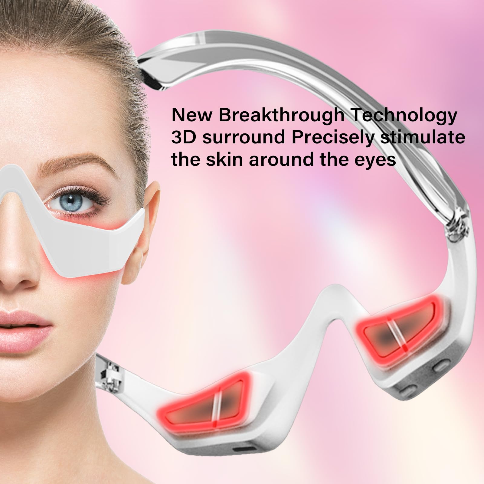CNBHEABY eye therapy glasses ergonomic design for comfortable, hands-free wear during routines