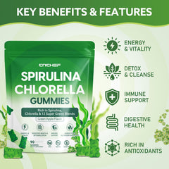 CNCHEF green apple gummies pack offers a flavorful, sugar-free bite.