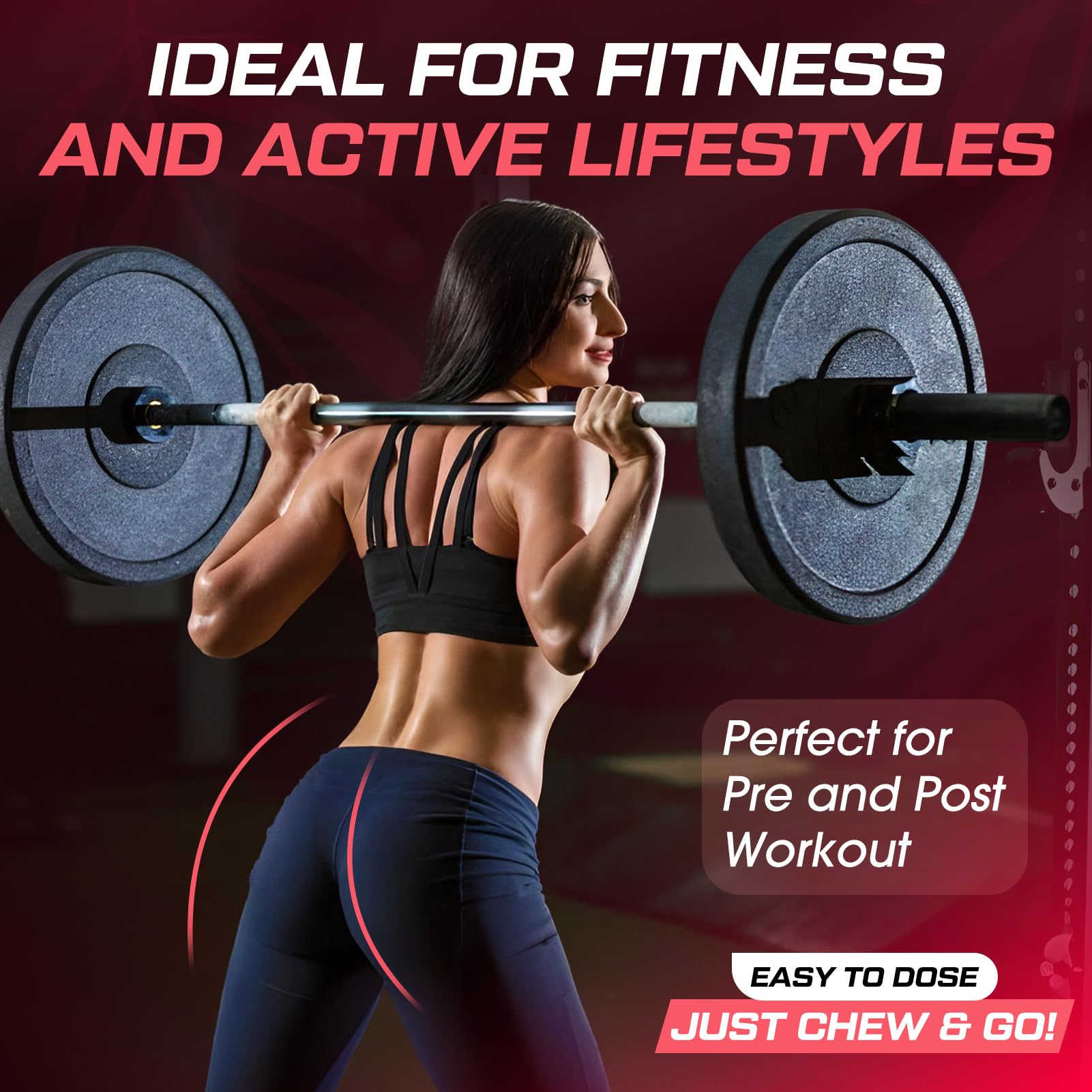 CNFHDI creatine gummies women packaging displays vibrant peach flavor.