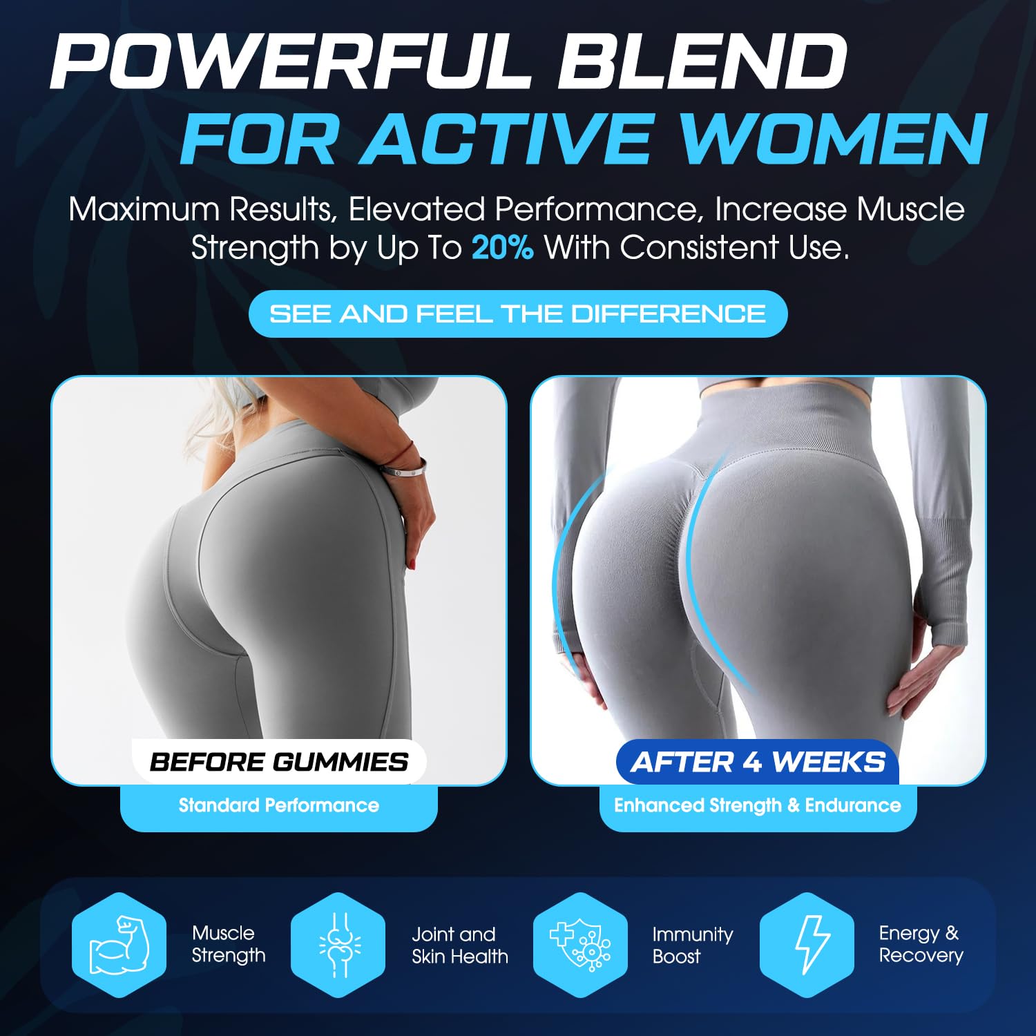 CNFHDI Creatine Gummies blueberry flavor offers a tasty, vegan-friendly daily supplement