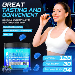 CNFHDI Creatine Gummies label lists vitamin D3 and zinc for overall wellness