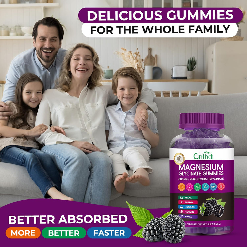 CNFHDI Magnesium Glycinate Gummies daily-use image emphasizes easy chewable format.