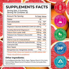 CNFHDI grapefruit flavored magnesium glycinate gummies for easy daily supplementation