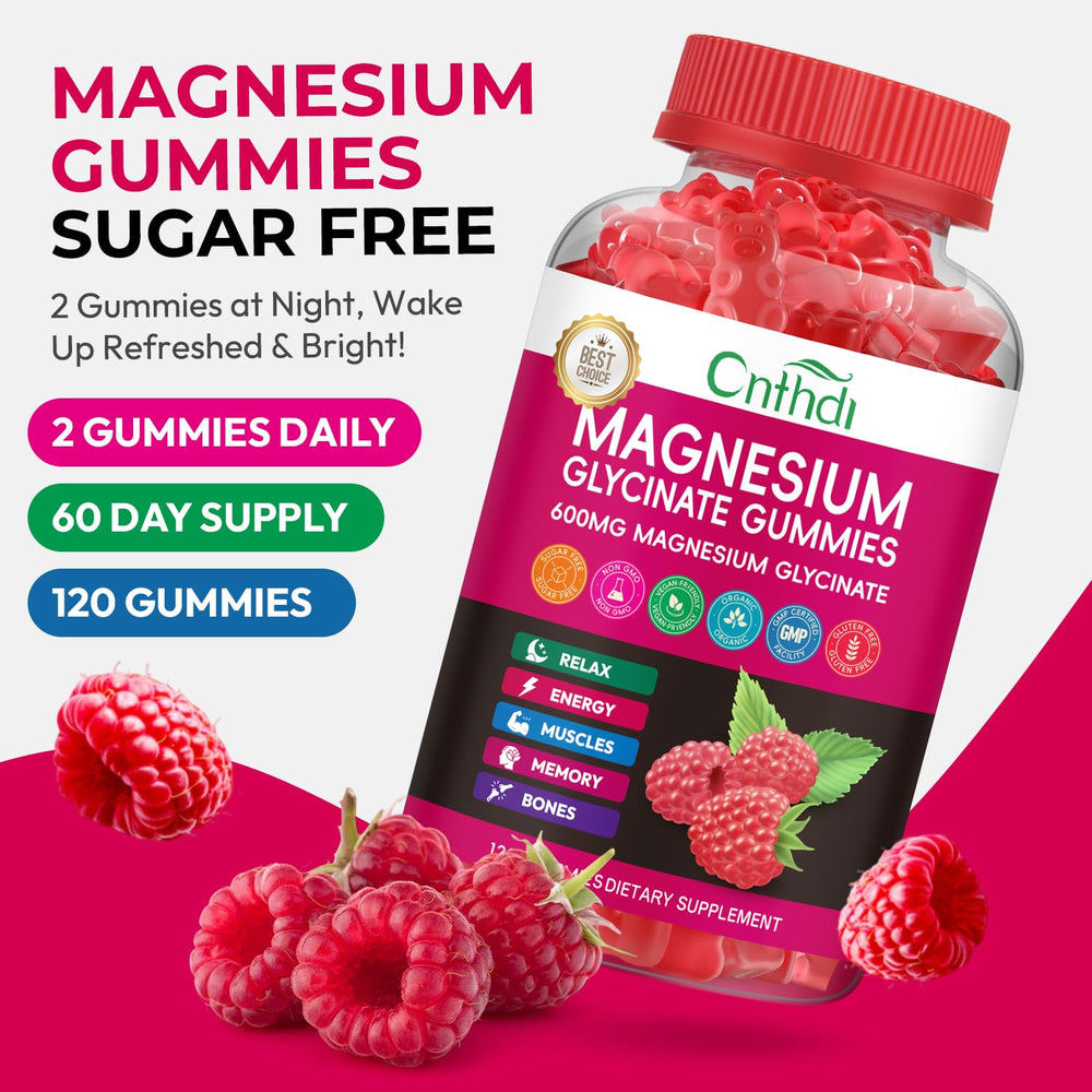 CNFHDI gummies poured out highlighting chewy texture and raspberry taste