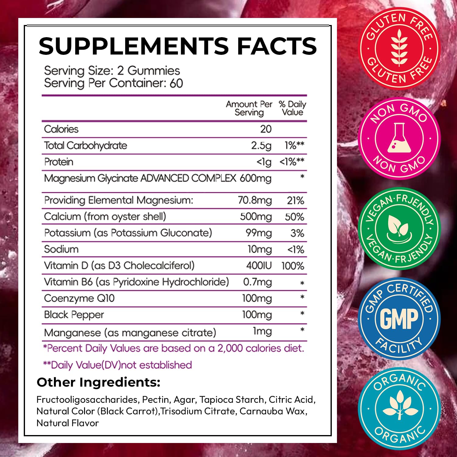 CNFHDI gummies raspberry flavor close-up showing sugar-free option