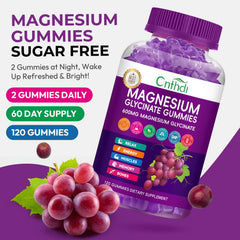 Serving size panel explains two gummies daily for consistency