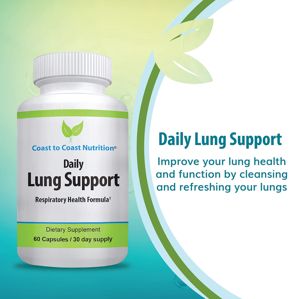 Coast to Coast Nutrition Daily Lung Cleanser ingredients blend featuring psyllium and herbs.