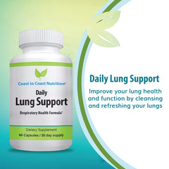 Coast to Coast Nutrition Daily Lung Cleanser ingredients blend featuring psyllium and herbs.