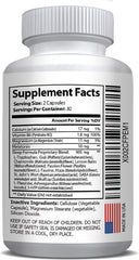Melatonin 10 mg focus highlighted as part of the sleep blend.