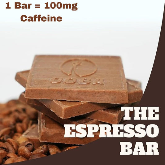 COBA espresso chocolate bar delivers a quick caffeine lift