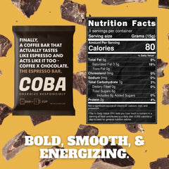 COBA matcha flavor chocolate bar, vibrant green tea notes meet creamy chocolate.