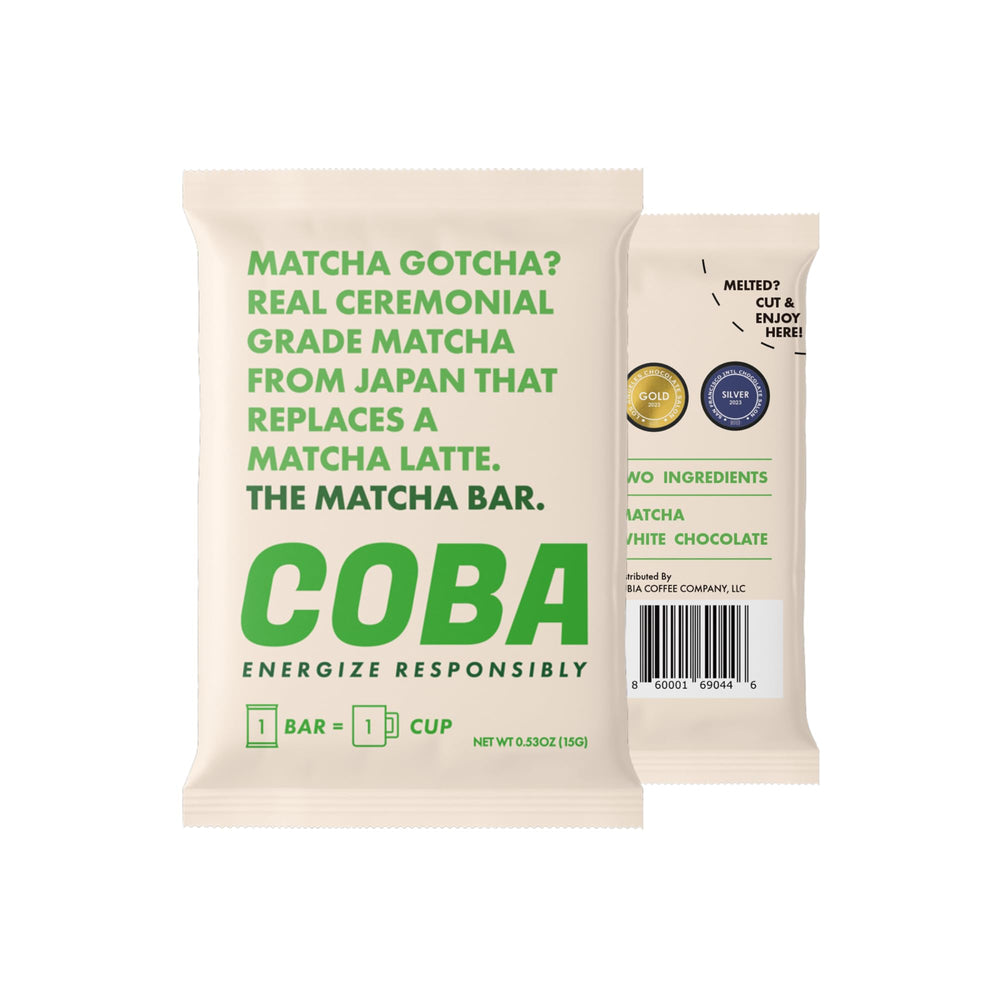 COBA chocolate bar on the go, easy carry for post-workout or travel